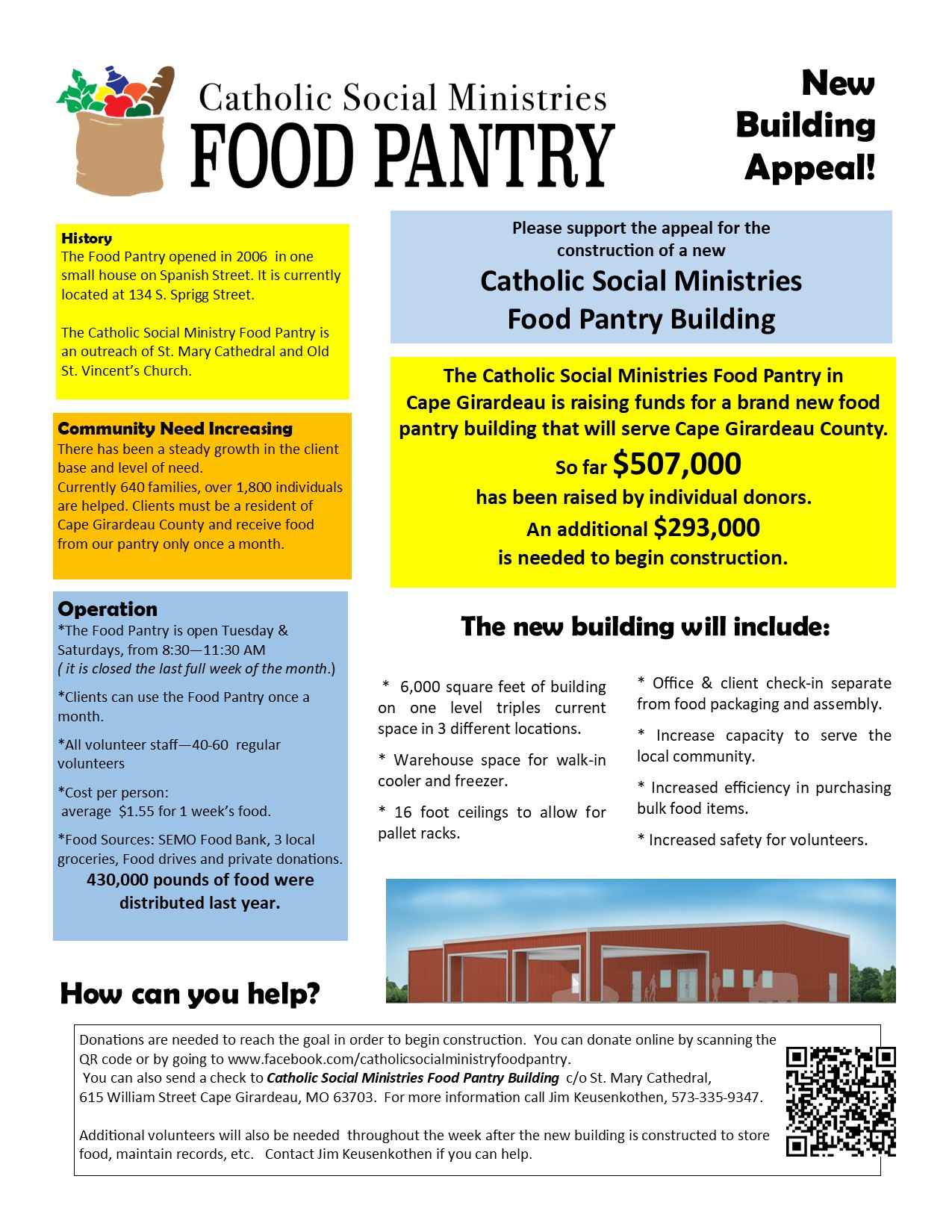 Catholic Social Ministries Food Pantry